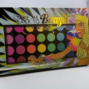 BH Cosmetics Vibrant Pink and Green Eyeshadow Palette